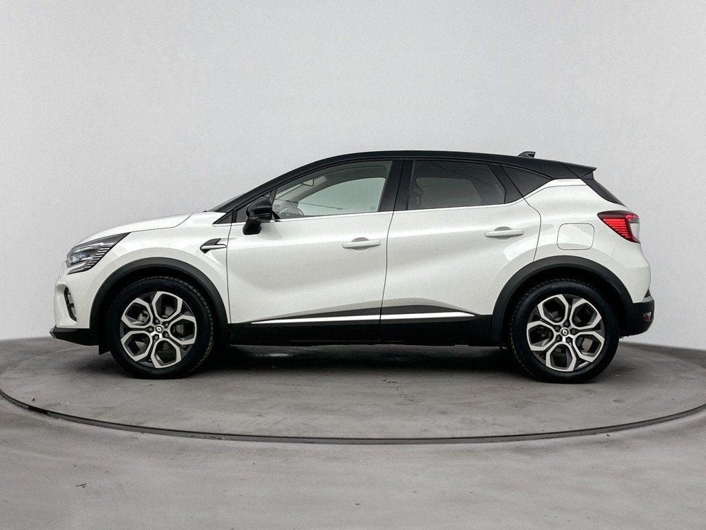 Renault Captur 1.6 E-Tech Plug-In Hybrid Techno 160PK | Auto, Auto's, Renault, Gebruikt, Leder en Stof, Wit, Plug-in hybride