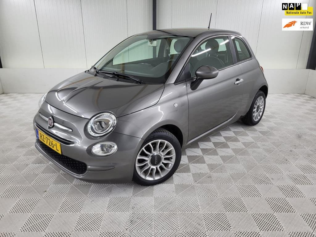 Fiat 500 0.9 TwinAir Turbo Popstar, Auto's, Voorwielaandrijving, Stof, Gebruikt, 905 kg