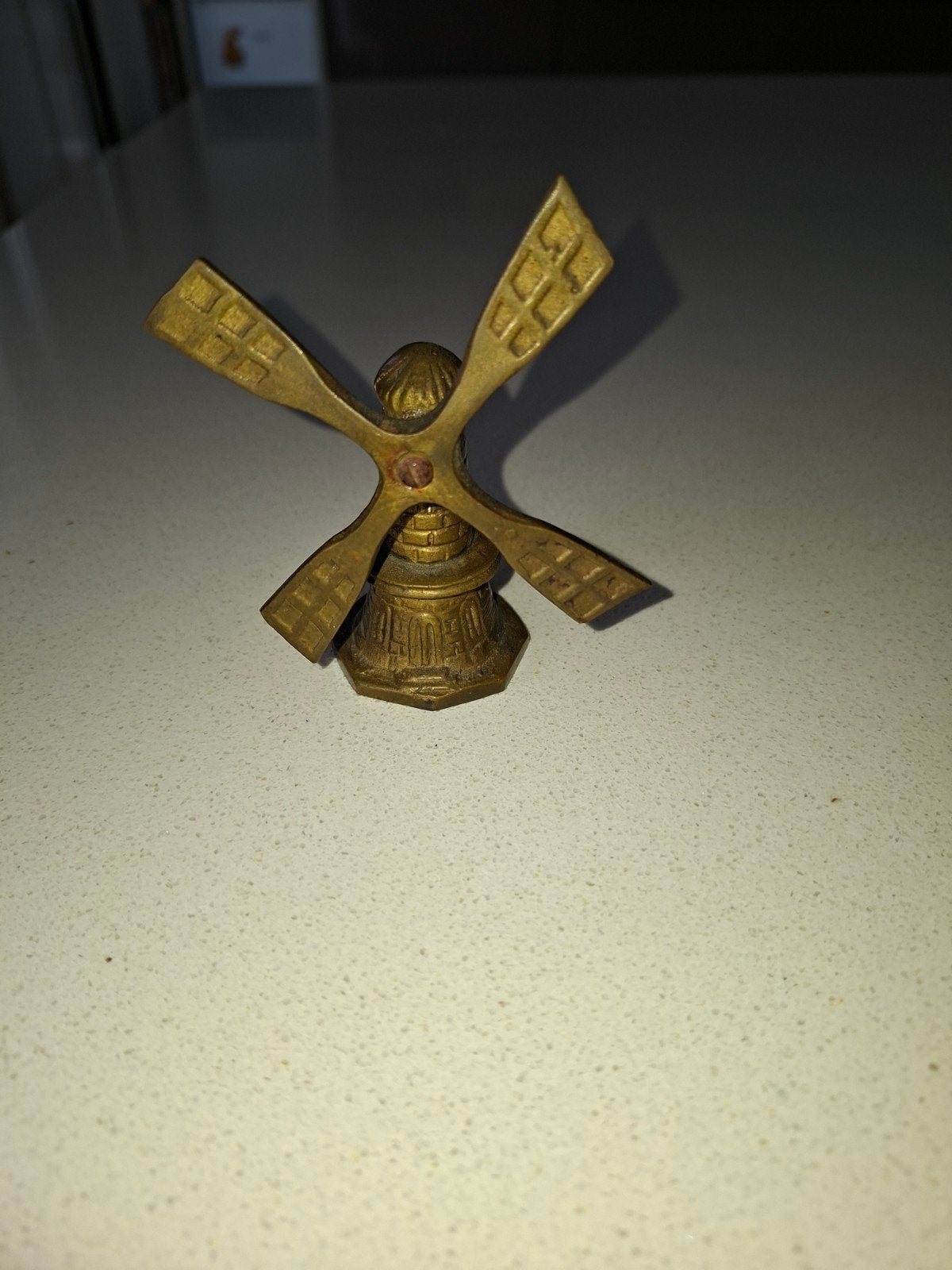 Vintage messing souvenir molen Han-sur-Lesse – Dinanderie, Antiek en Kunst, Ophalen of Verzenden