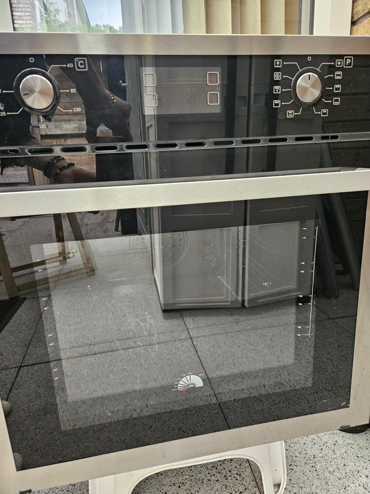 inbouw  oven, Ophalen
