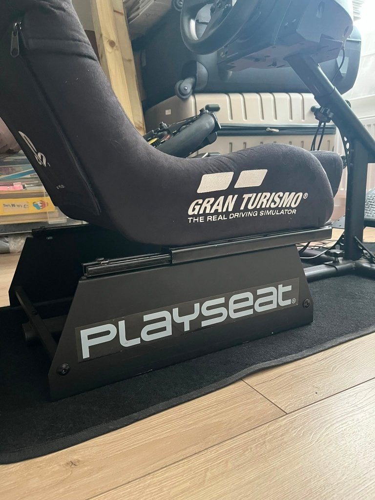 Playseat Evolution GT + Thrustmaster T300 RS + Ferrari F1, Spelcomputers en Games, Ophalen, Racestuur, Gebruikt, PlayStation