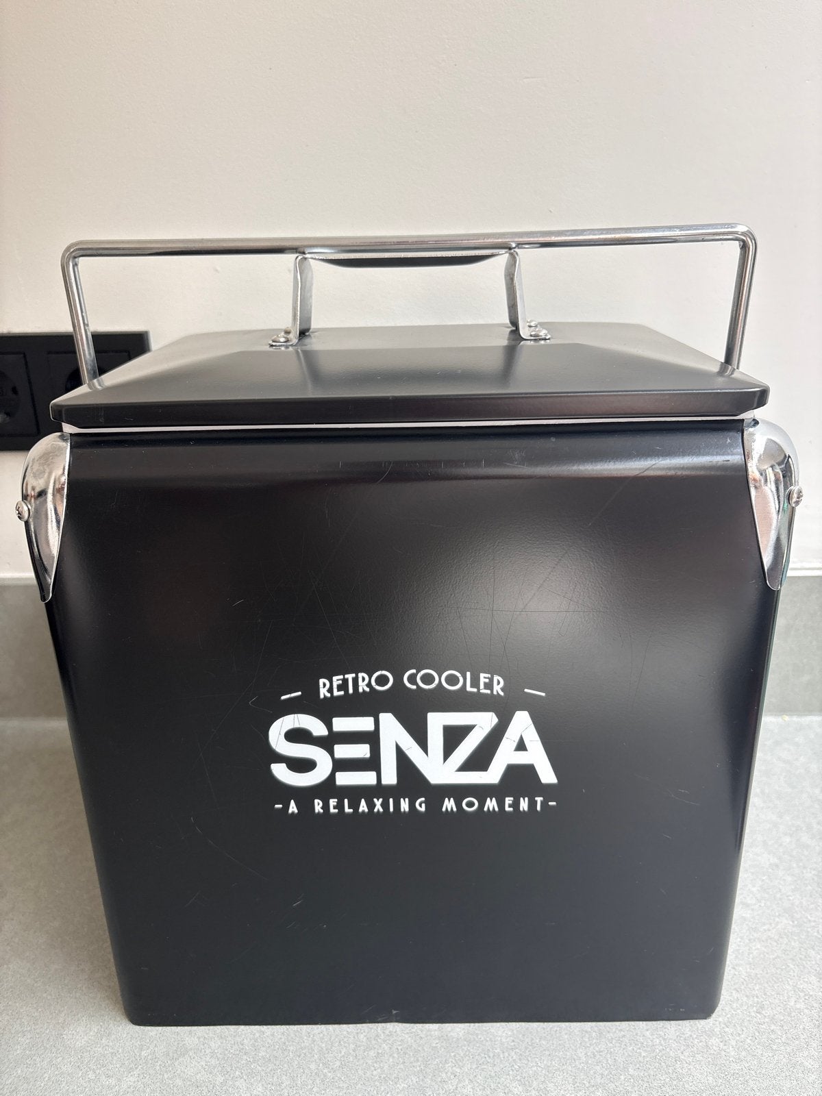 Retro Cooler Senza - Zwart, Ophalen of Verzenden, Zo goed als nieuw, Koelbox, Koelelement