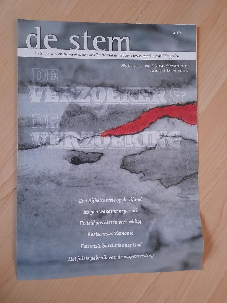 Tijdschrift DE STEM 2019 en 2022, Ophalen of Verzenden, Zo goed als nieuw