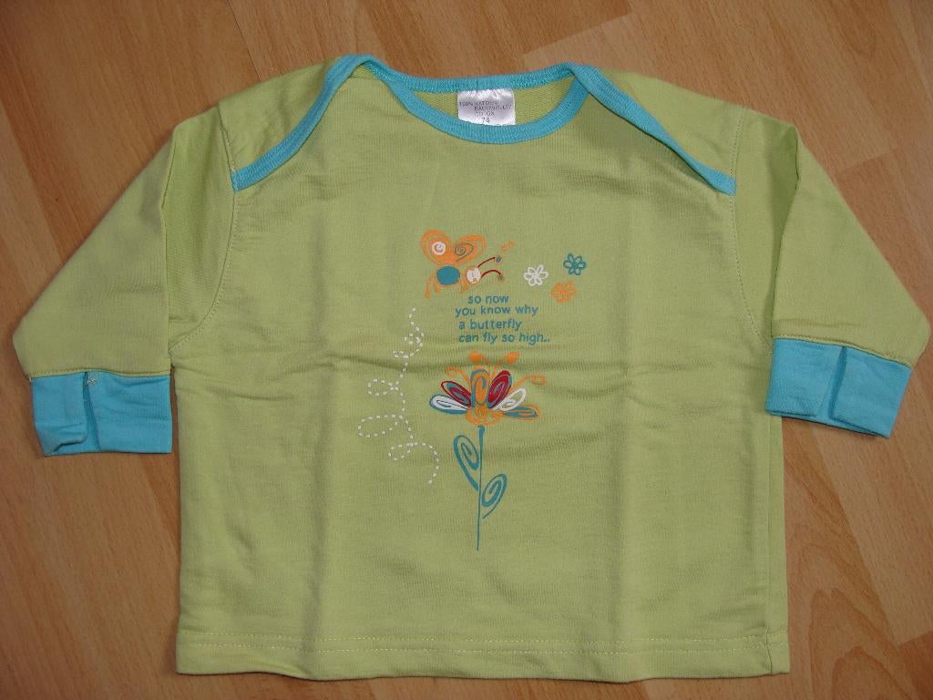 Vlinder/ bloem longsleeve, Ophalen of Verzenden, Zo goed als nieuw, Meisje, Shirtje of Longsleeve