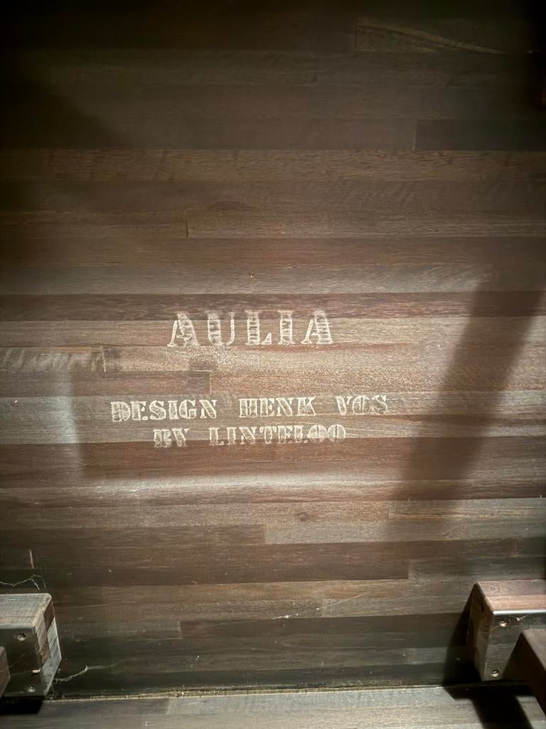 Linteloo salontafel model aulia 100x100 cm, Huis en Inrichting, Tafels | Salontafels, Ophalen, Gebruikt, 50 tot 100 cm, Vierkant