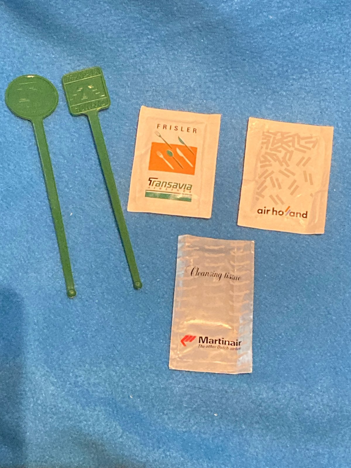 Vintage Transavia Holland roerstaafjes en airline items, Ophalen of Verzenden, Zo goed als nieuw, Overige typen