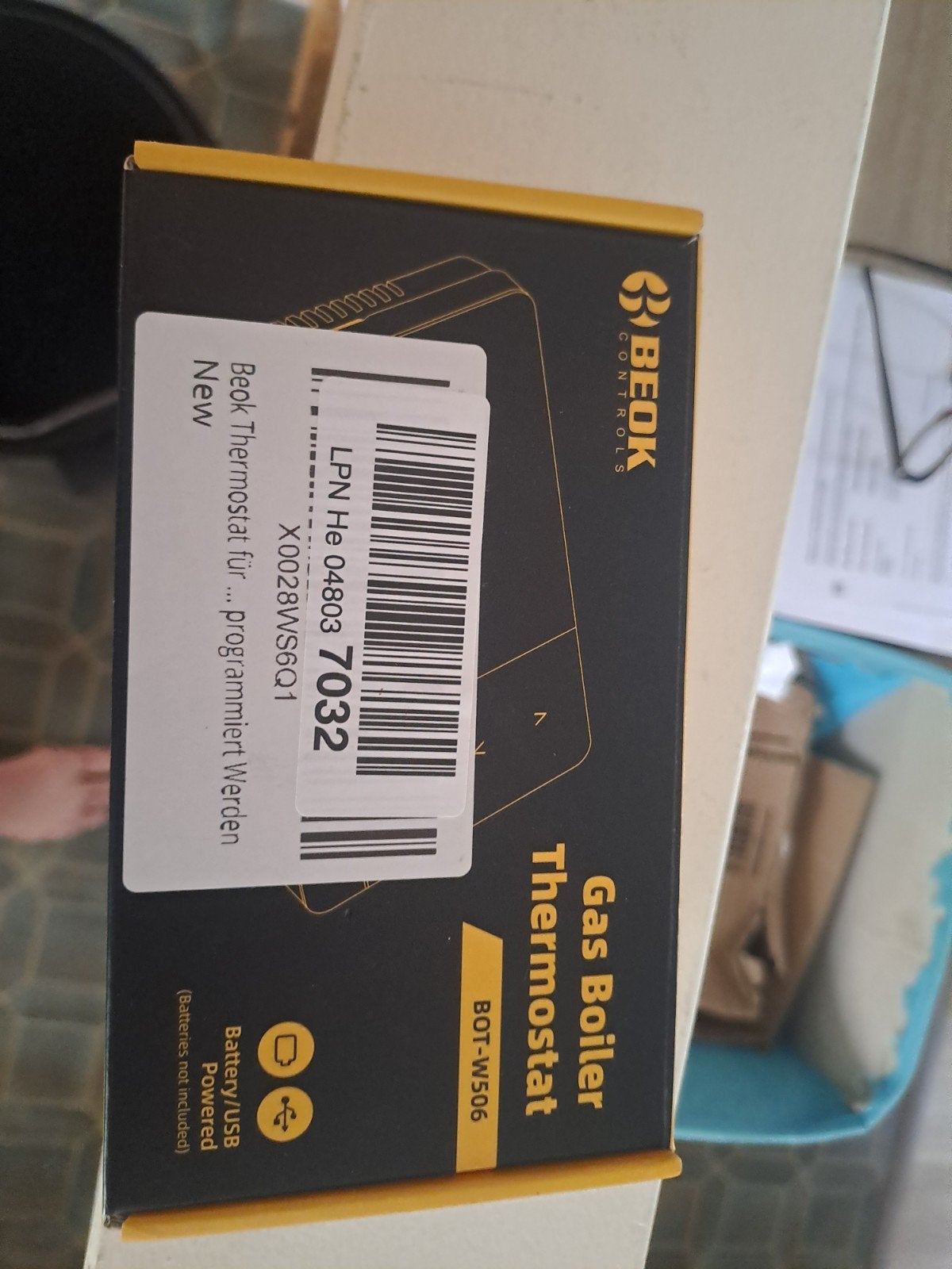 Beok BOT-W506 Gas Boiler Thermostat - Nieuw in doos, Ophalen of Verzenden, Slimme thermostaat, Nieuw