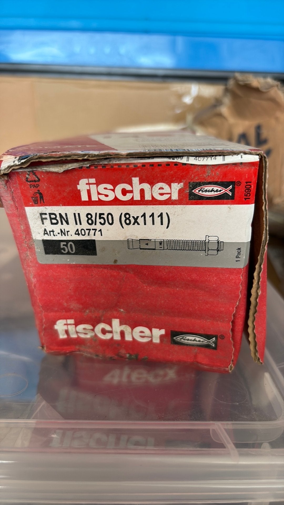 fischer Snelbouwanker FBN II 8/50, Ophalen of Verzenden, Nieuw