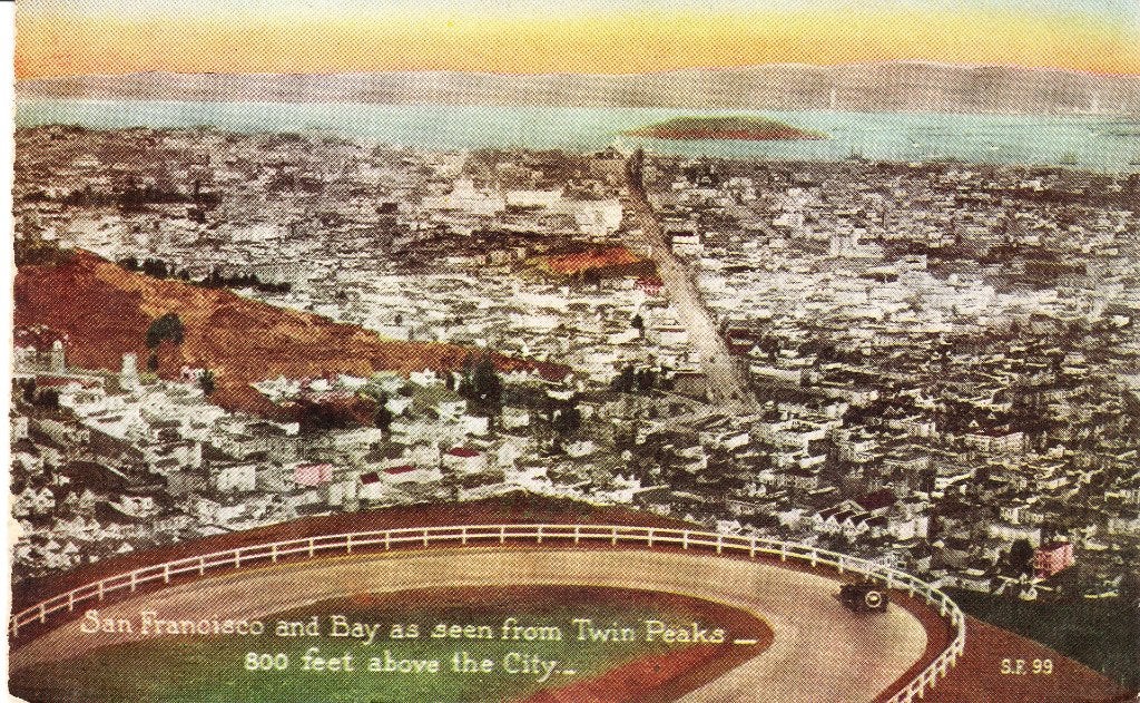San Francisco ansicht, Ophalen of Verzenden, 1960 tot 1980, Ongelopen, Buiten Europa