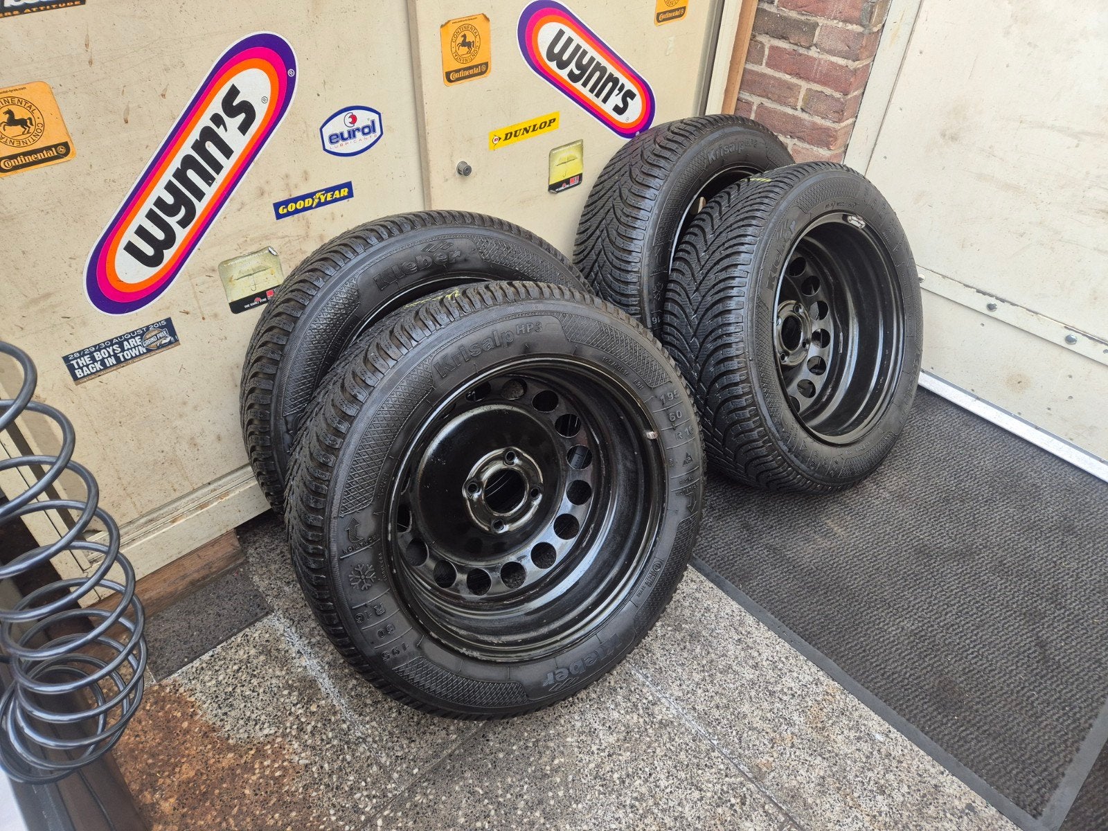 4x Velgen + Winterbanden voor OA: Opel, Peugeot en Citroën, Auto-onderdelen, Ophalen, 16 inch, Winterbanden, Band(en)