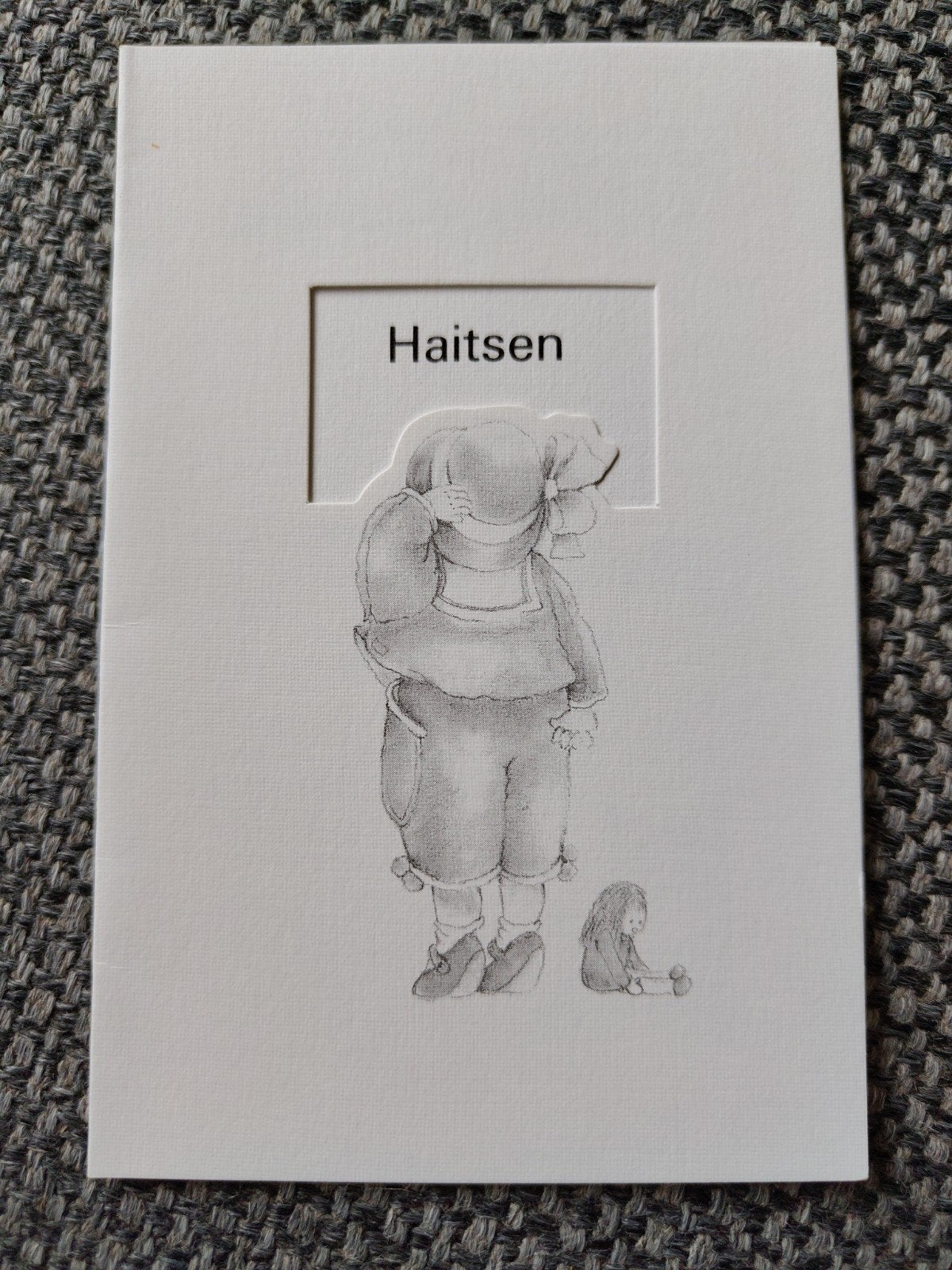 kunst adelt, Verzamelen, Ophalen of Verzenden, 1990 tot 2000, Geboortekaartje