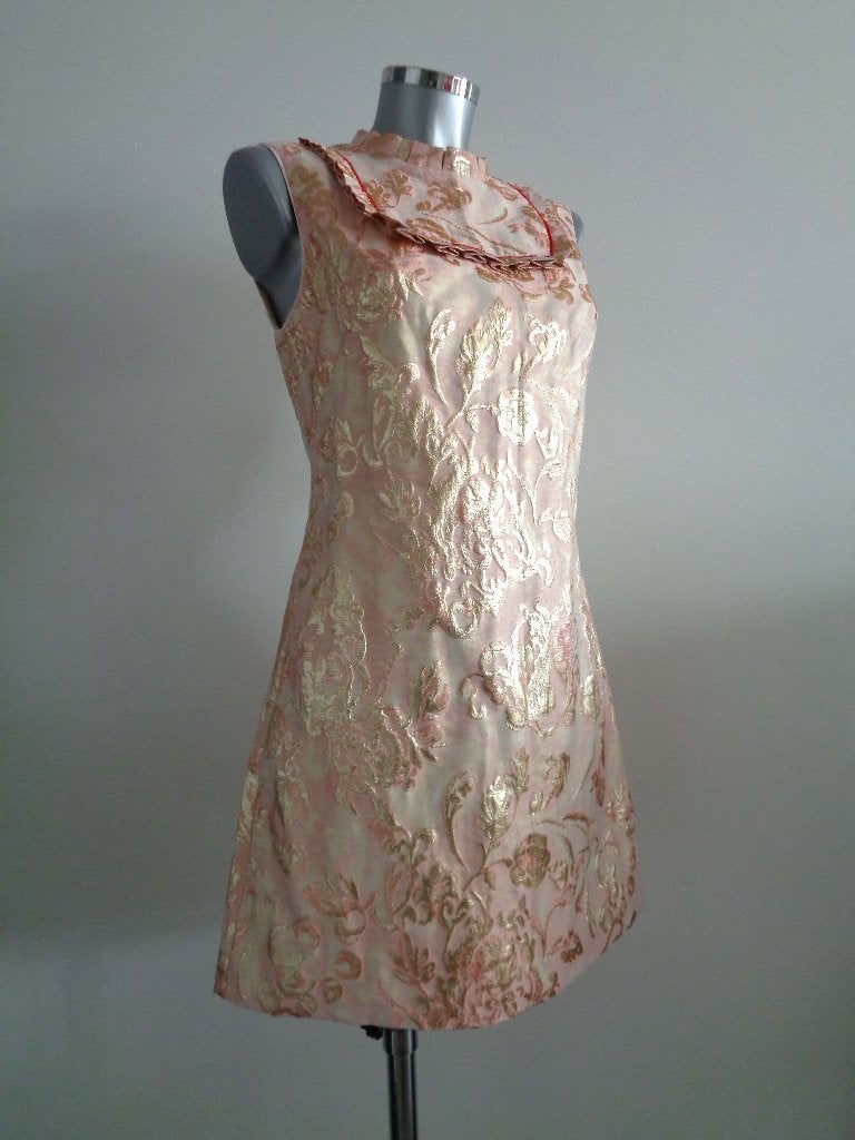Sandro gouden jurk - mini dress maat 2 (36/38) Nieuw, Kleding | Dames, Overige kleuren, Sandro, Nieuw, Ophalen of Verzenden