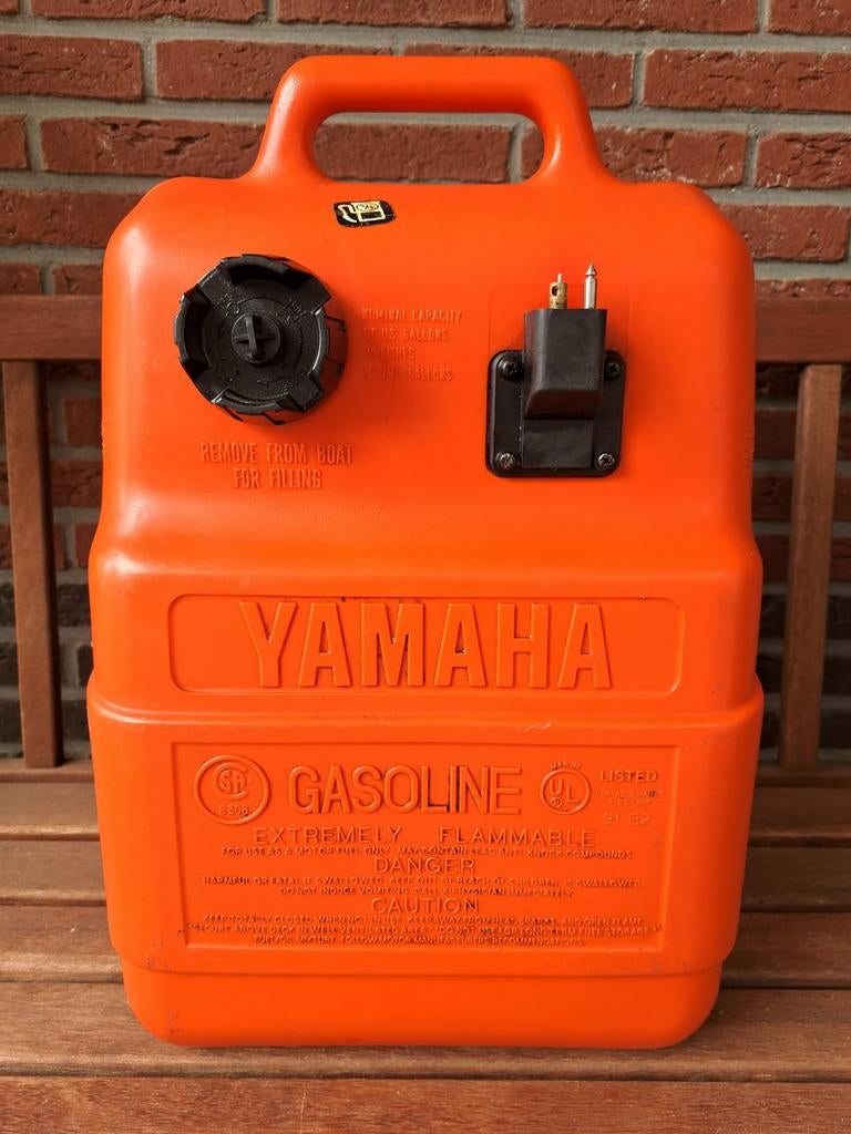 Yamaha Benzinetank 25 L - Oranje, Ophalen of Verzenden, Gebruikt, Motor en Techniek