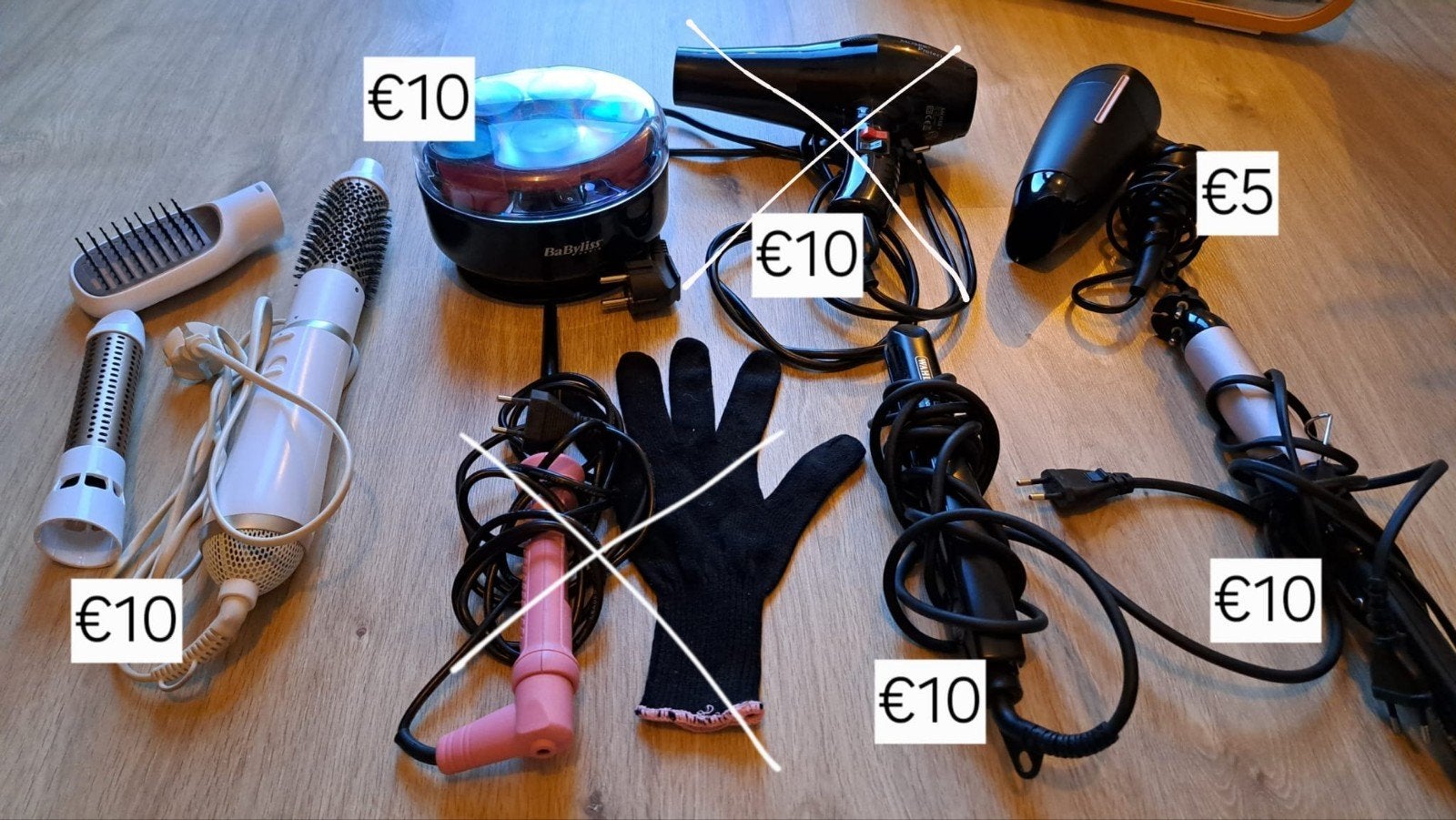 Haarstyling apparaten: föhns, krultang, krulset, stijltang, Ophalen, Zo goed als nieuw, Haarverzorging