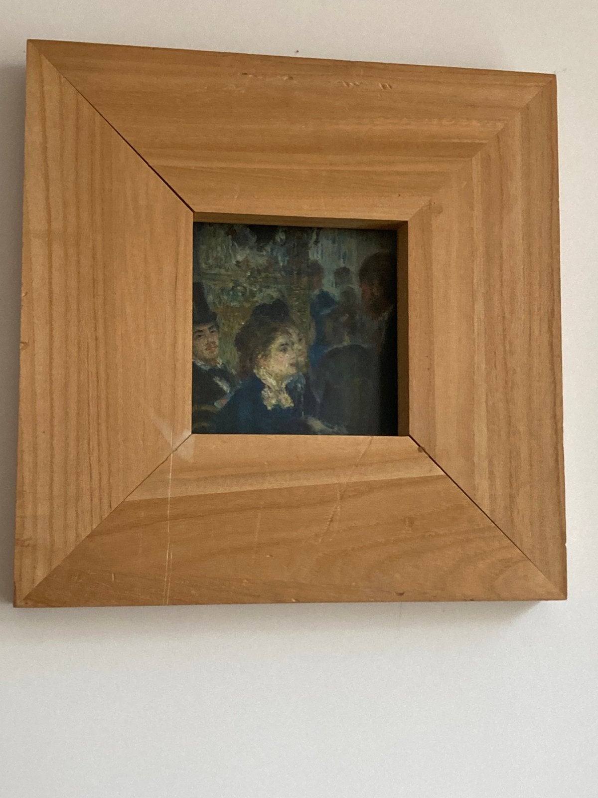 fotolijst van hardhout, Ophalen
