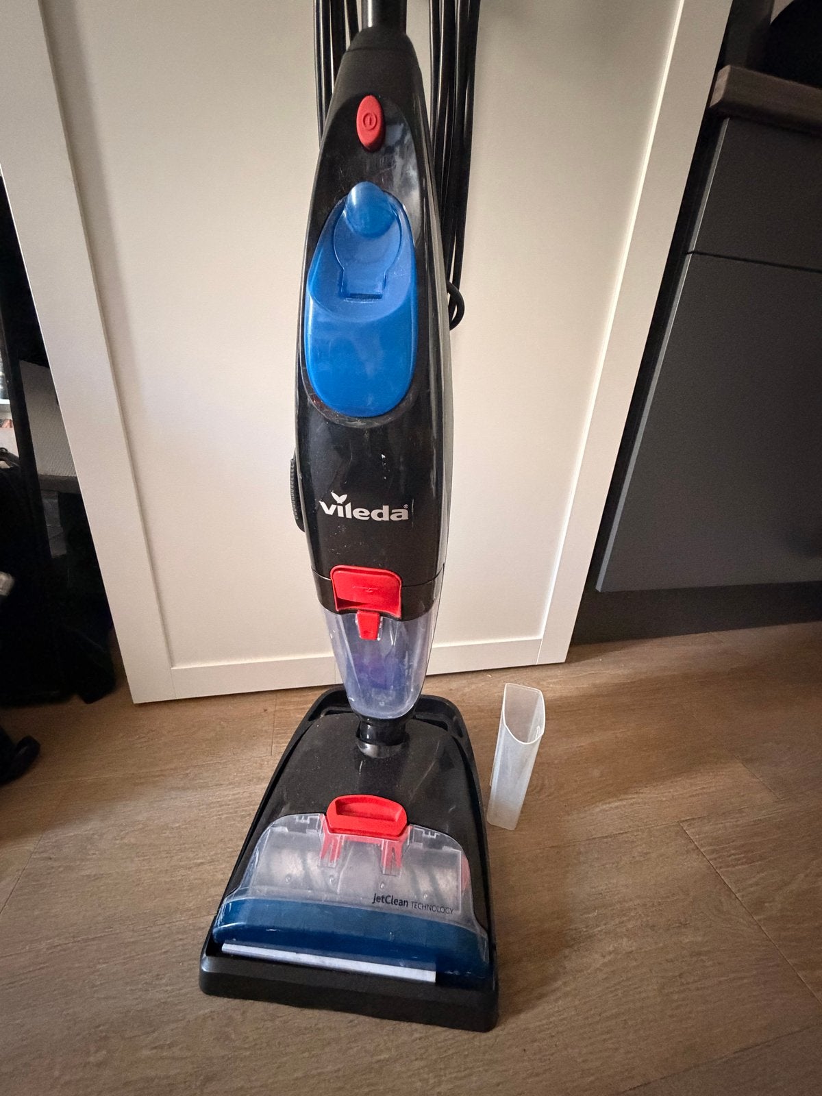Vileda JetClean Stofzuiger en Mop 3in1, Witgoed en Apparatuur, Stofzuigers, Ophalen, Overige merken, Gebruikt, Dweilfunctie