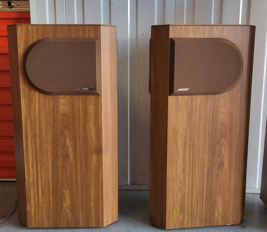 Bose 401 Direct/Reflecting Speakers - Teak Hout, Ophalen of Verzenden, Zo goed als nieuw
