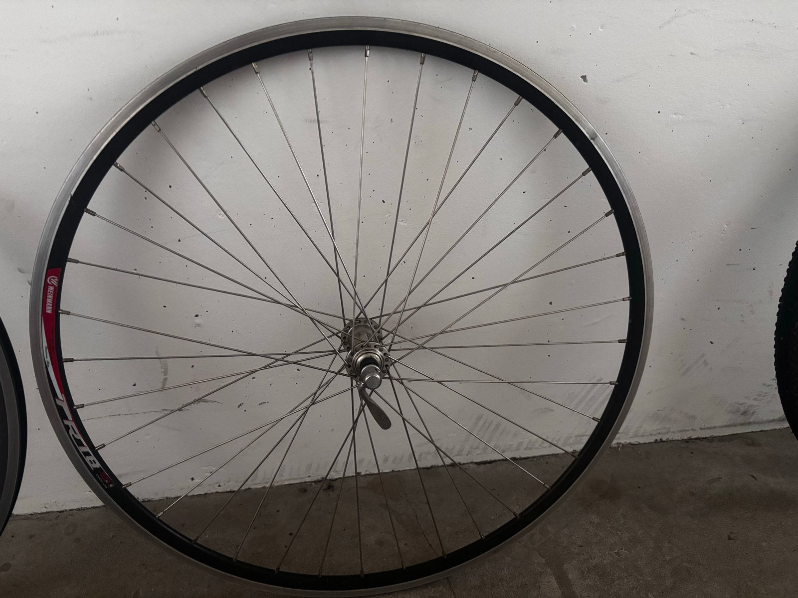 Weinmann aluminium velgen 700c met Shimano naaf 8-speed, Gebruikt, Aluminium, Racefiets, Ophalen
