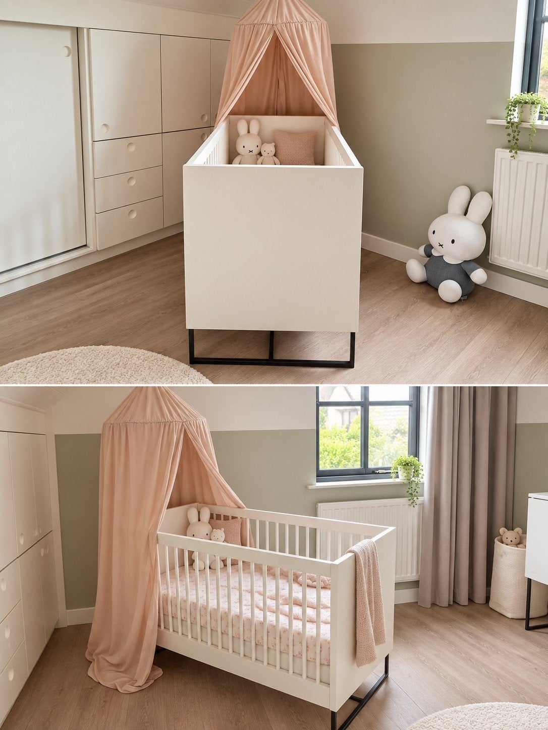 Kidsmill Babykamer Intense II Mat Wit/Zwart, Kinderen en Baby's, Kinderkamer | Complete kinderkamers, Ophalen, Zo goed als nieuw