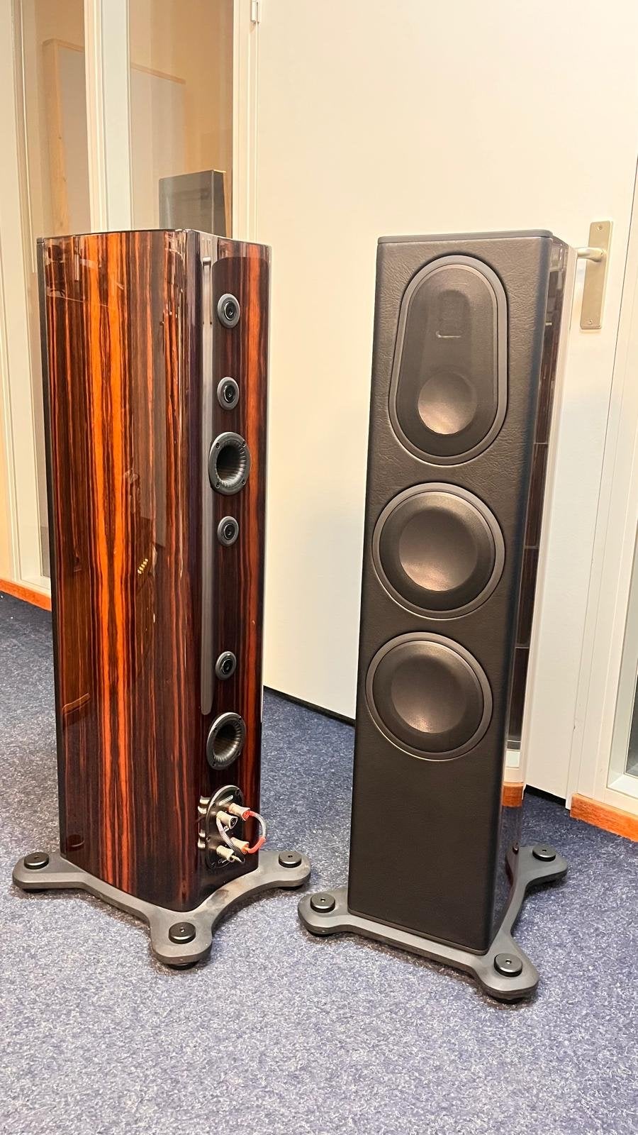 Monitor Audio Platinum PL200 II Ebony High Gloss, Ophalen, Vloerstaande luidspreker, Gebruikt, Inclusief standaarden