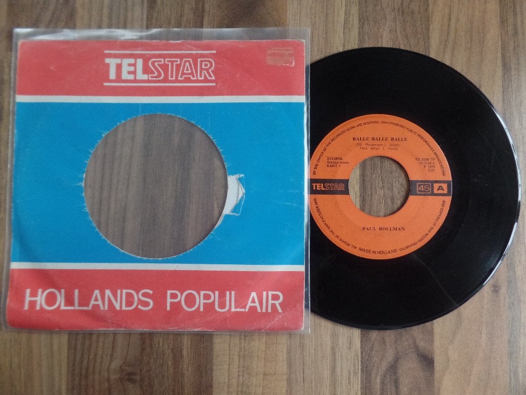 single  Paul Rollman - Balle Balle Balle*, Ophalen of Verzenden, Gebruikt, 7 inch, Pop