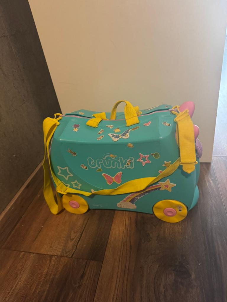 Trunki kinder koffer, Ophalen
