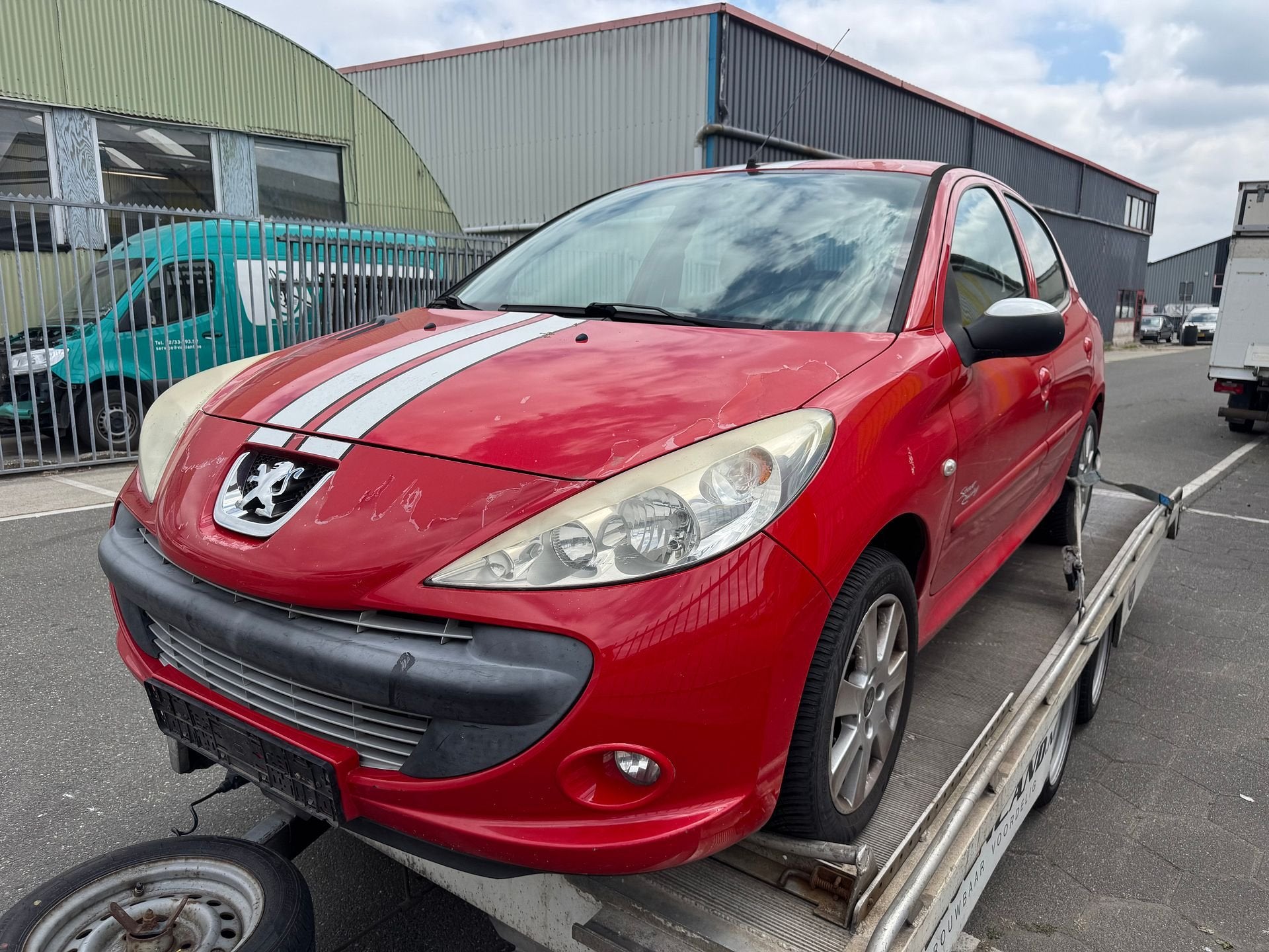 Peugeot 206 + 1.4 Sportium 2011 veel onderdelen voorradig, Gebruikt, -, -, Ophalen of Verzenden