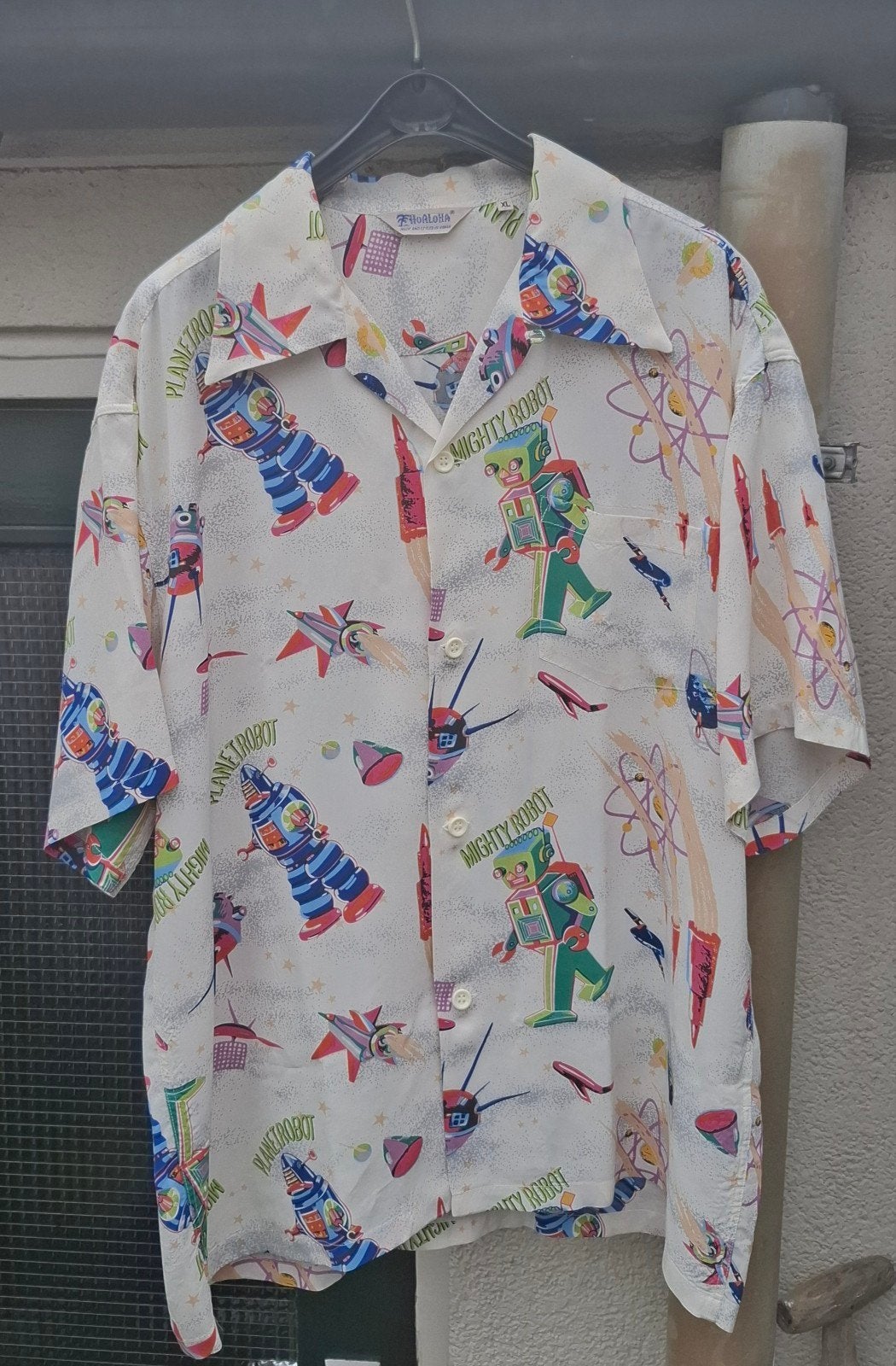 Rockabilly Sun Surf Hawaï Shirt, Ophalen of Verzenden, Zo goed als nieuw, Halswijdte 41/42 (L)