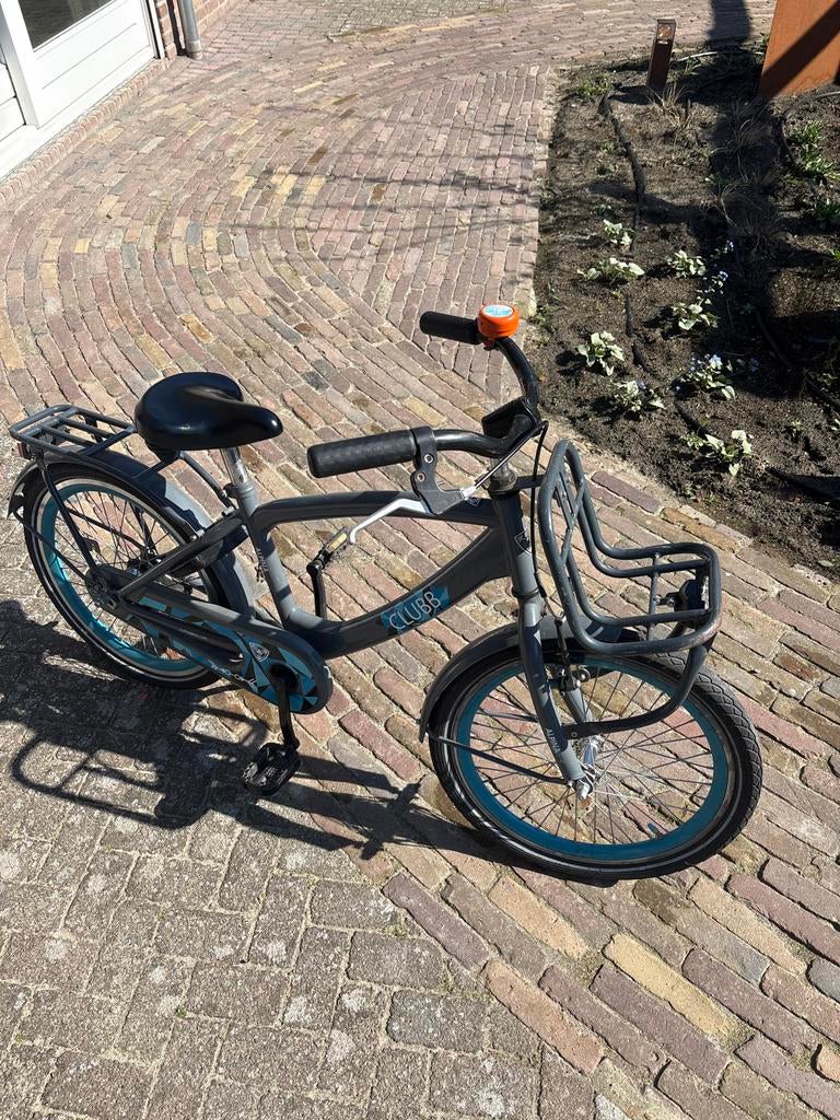 Kinderfiets jongensfiets 20 inch (4-6 jaar) met mand, Fietsen en Brommers, Fietsen | Jongens, Ophalen, Gebruikt, 20 inch, Handrem