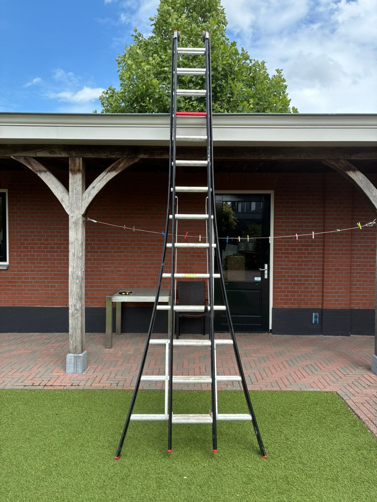 Ladder, Ophalen, Zo goed als nieuw, 4 meter of meer