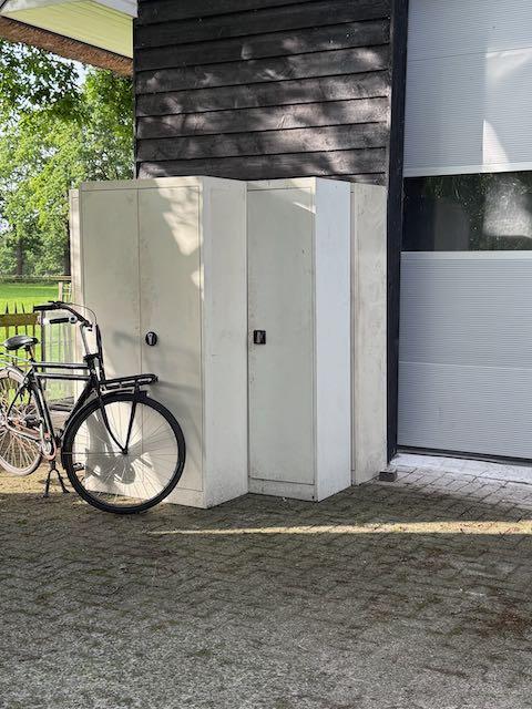 werkplaatskast / stalen kast / archiefkast /, Huis en Inrichting, Kasten | Roldeurkasten en Archiefkasten, Ophalen, Gebruikt, 50 tot 100 cm