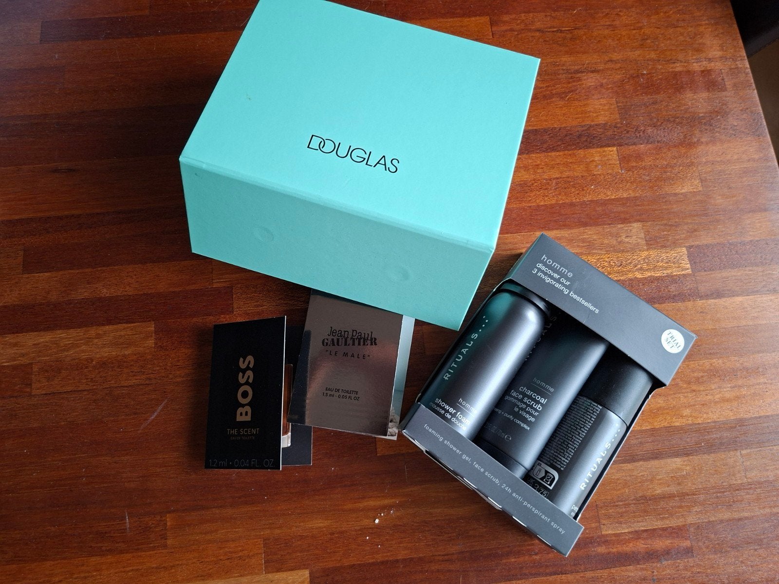 Rituals Homme Trial Set, Douglas Box & Parfumsamples, Ophalen of Verzenden, Nieuw