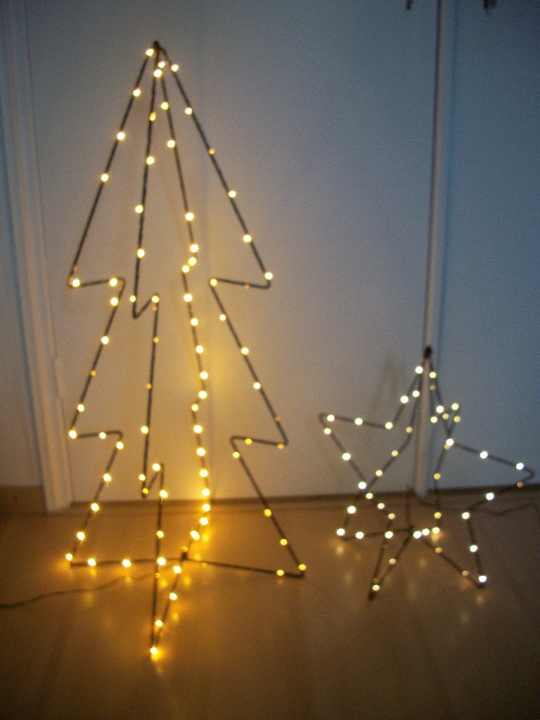 Kerstboom Verlichting - binnen buiten - Timer - 91 cm - zgan, Diversen, Kerst, Ophalen of Verzenden, Nieuw