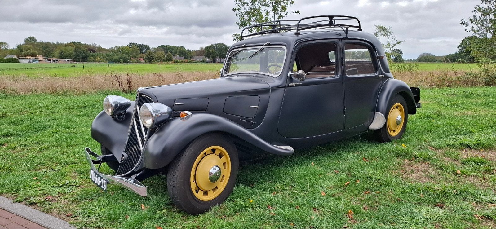 Citroën Traction Avant 7C 1939 Zwart, Zwart, Particulier, Sedan, Geïmporteerd