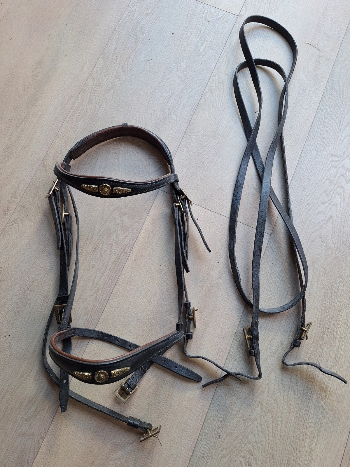 barok hoofdstel, Dieren en Toebehoren, Bruin, Ophalen of Verzenden, Zacht onderlegd, Full