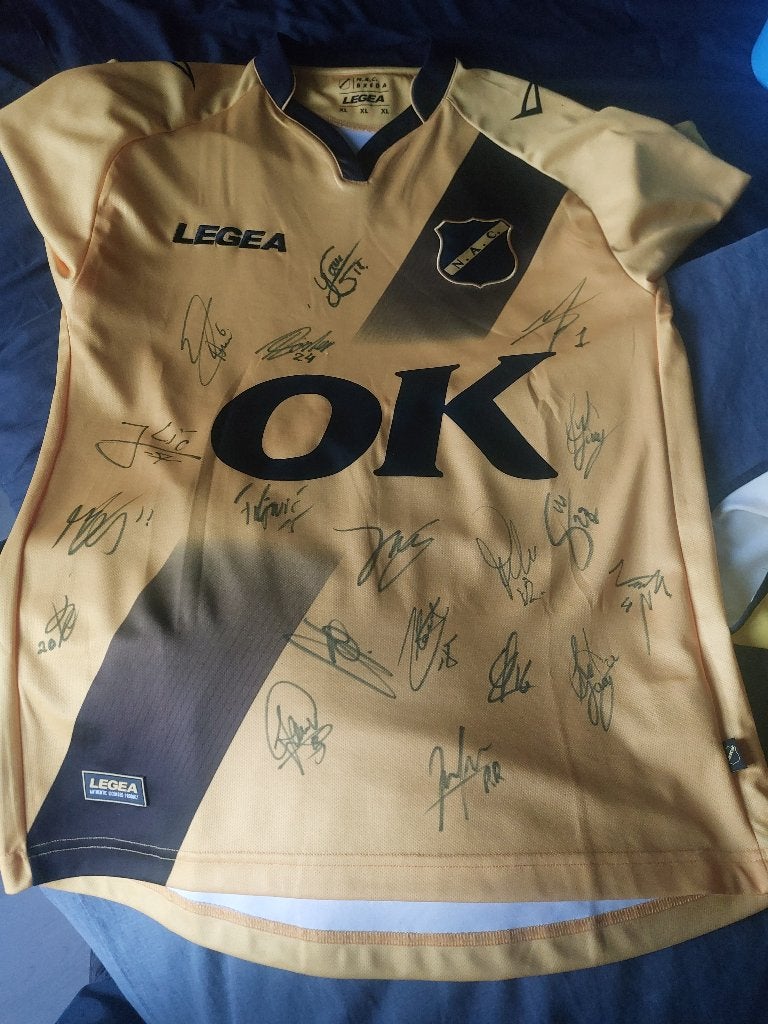 Nac shirt met handtekeningen, Ophalen of Verzenden, Nieuw, NAC Breda, Shirt