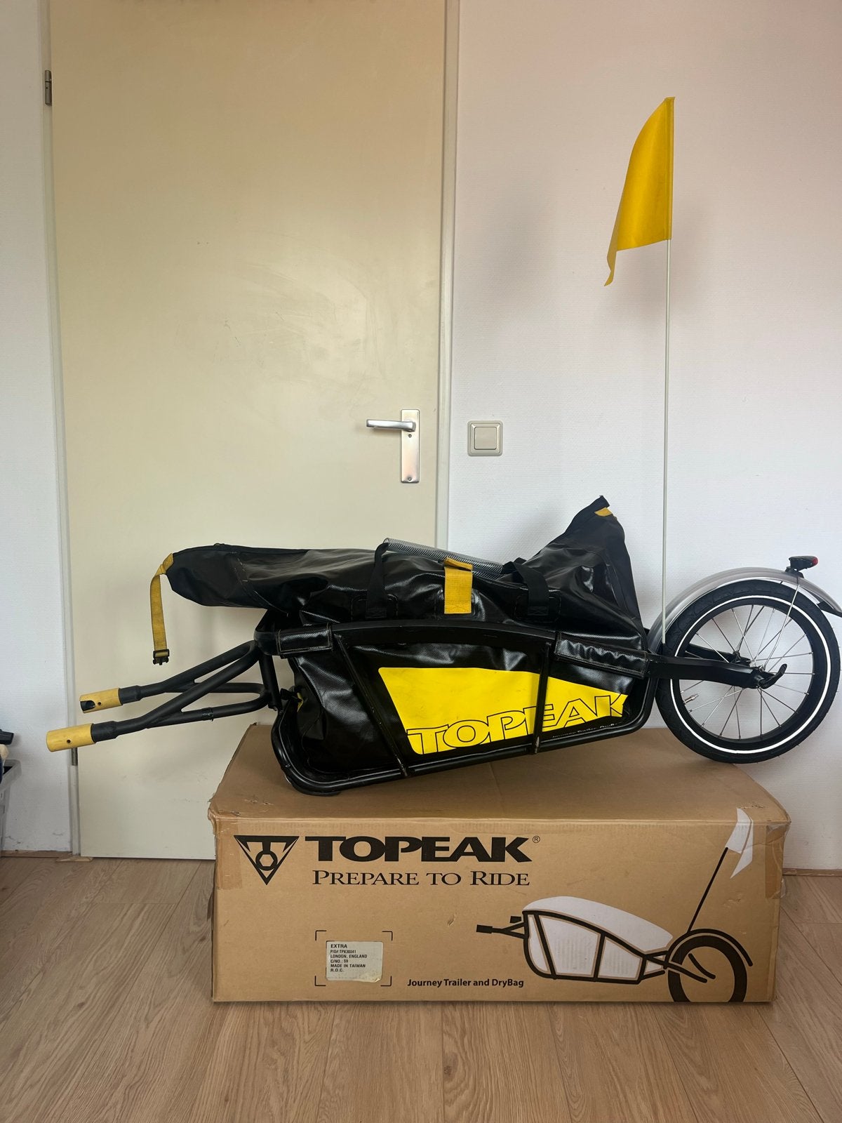 Topeak Journey Trailer en DryBag - Fietsaanhanger, Ophalen of Verzenden, Zo goed als nieuw, Bagagekar, 20 tot 40 kg