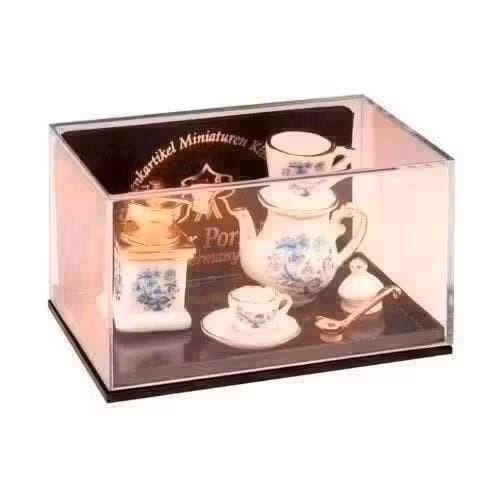 Reutter Miniatuur Koffiemolen en Servies - Bleu Onion, Ophalen of Verzenden