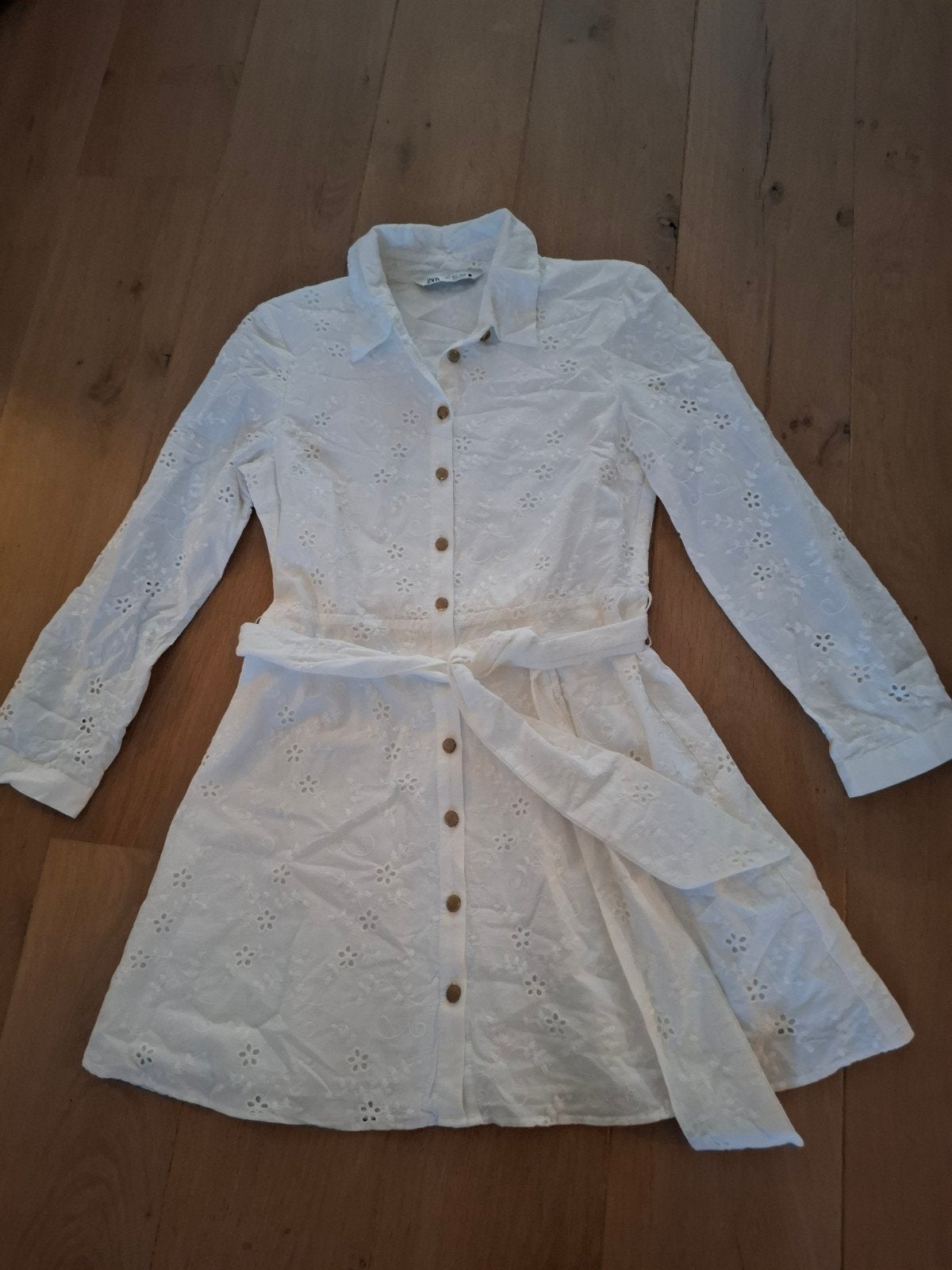Mooi wit Zara jurkje maat S, Nieuw, Ophalen of Verzenden, Maat 36 (S), Wit