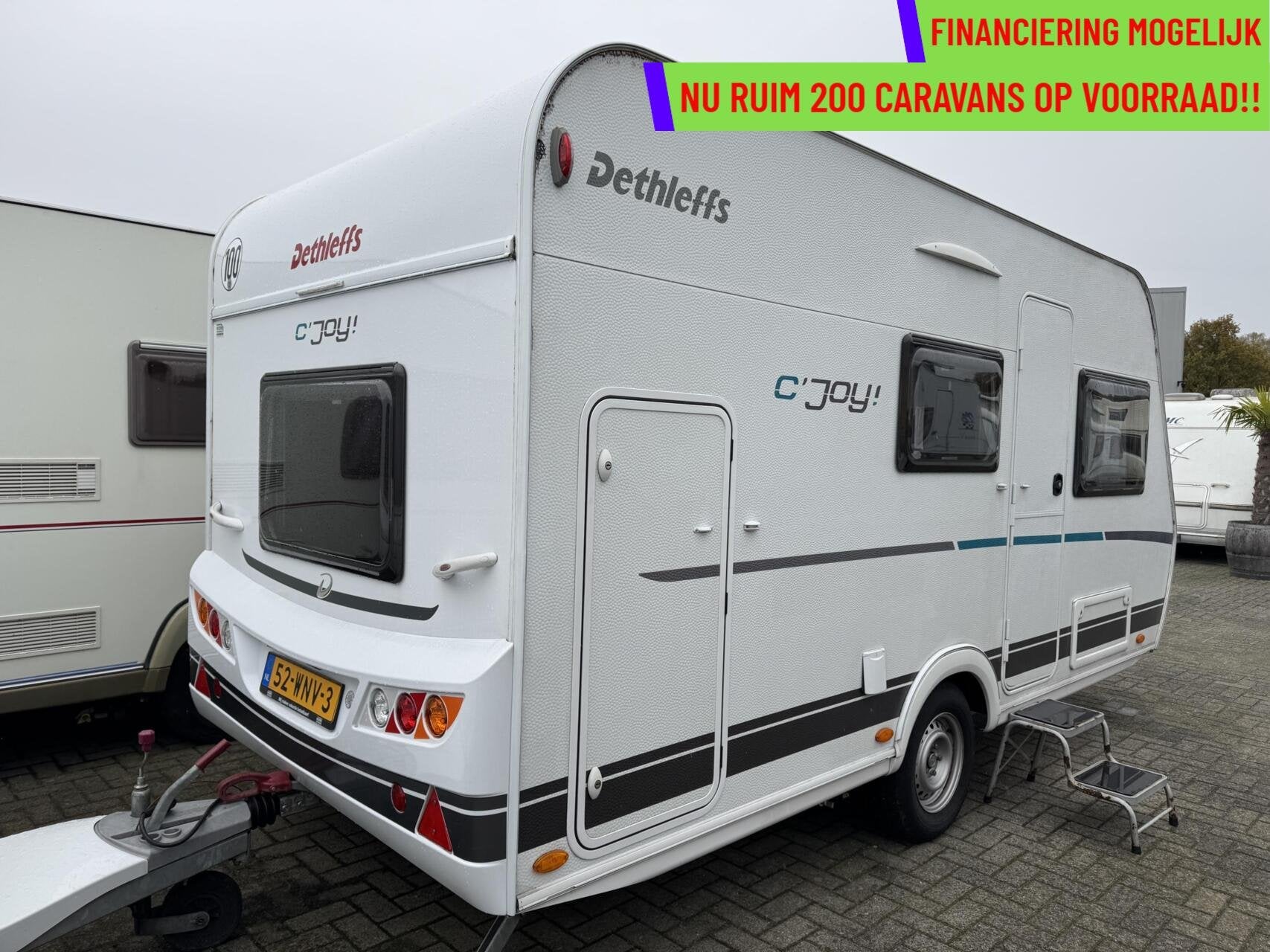 Dethleffs C'JOY 410 LK STAPELBED + MOVER + LUIFEL +FIETSEND, Bedrijf, 750 - 1000 kg, Tot en met 4, Mover
