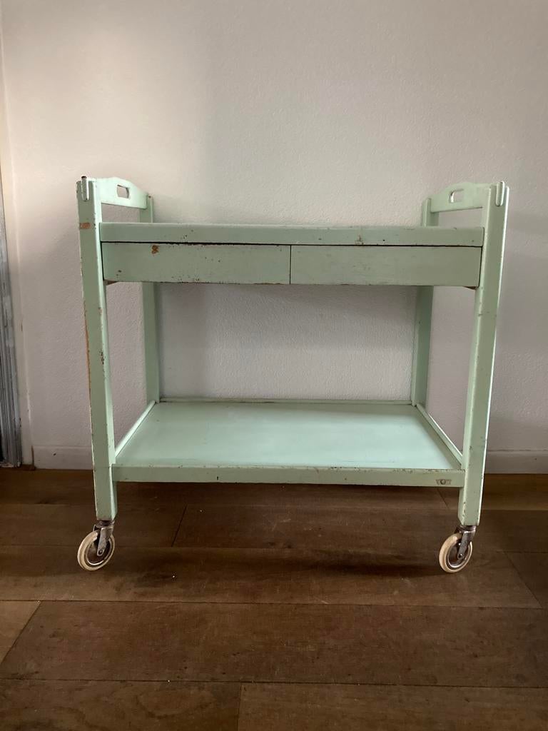 Retro vintage jaren ‘60 serveerwagen, Verzamelen, Retro, Ophalen of Verzenden