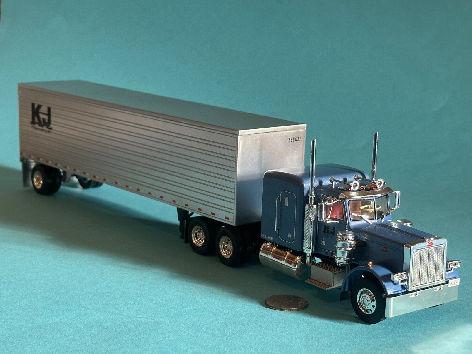 Fast & Furious Peterbilt 359 truck & trailer! 1:43! Nieuw!, Hobby en Vrije tijd, Modelauto's | 1:43, Ophalen of Verzenden, Nieuw
