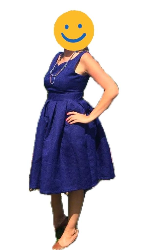 Jurk Lindy bop, Kleding | Dames, Overige typen, Verzenden, Zwart, Maat 42/44 (L)