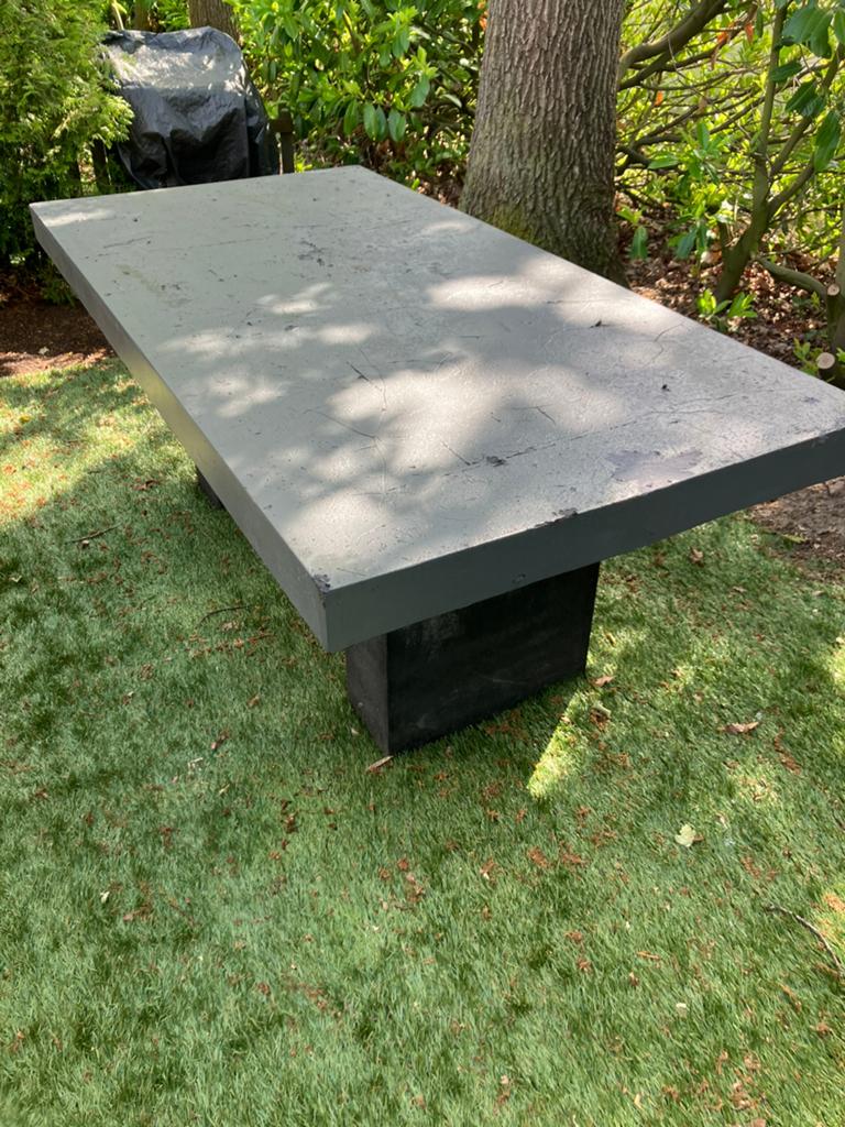 Gasbeton buitentafel 100x200 opknapper, Ophalen, Gebruikt, Rechthoekig, Overige materialen