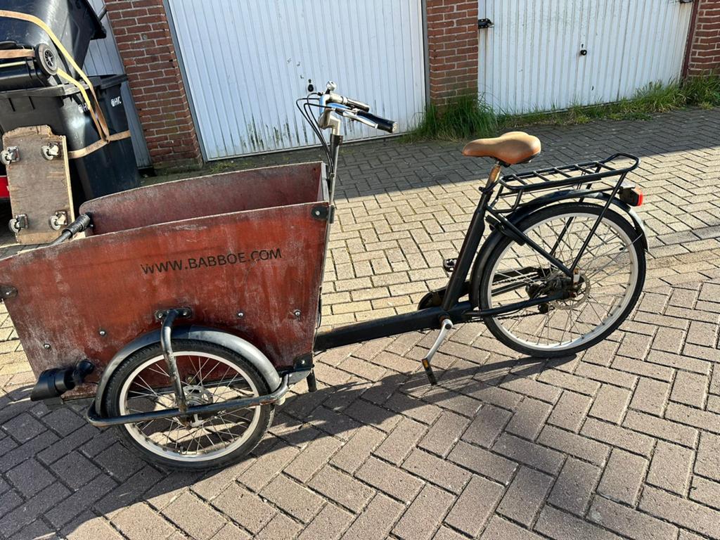 Bakfiets Rijdt perfect €285, Ophalen of Verzenden, Zo goed als nieuw, 4 kinderen of meer