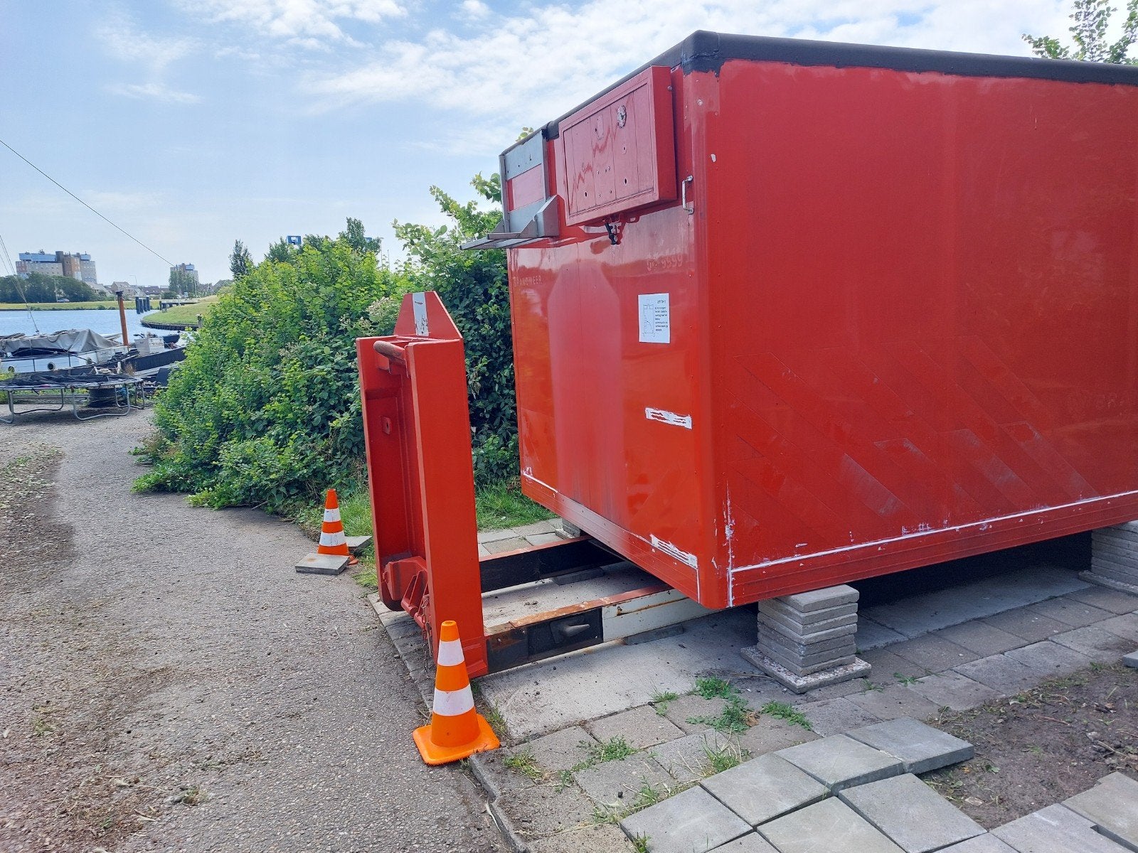 Haakarm voor containers  - robuust en functioneel, Ophalen of Verzenden