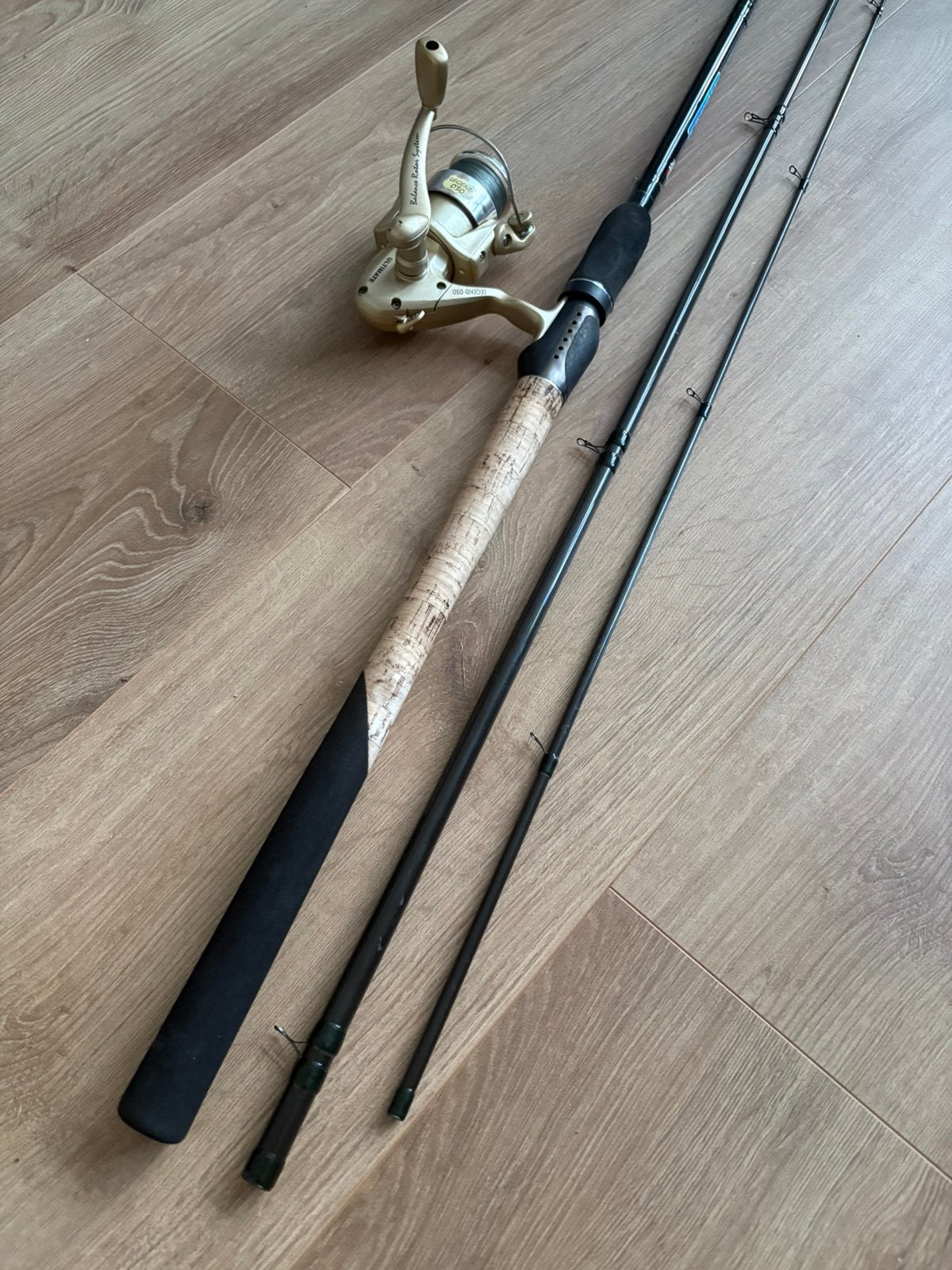 Werphengel feeder Abu Garcia, Watersport en Boten, Hengelsport | Witvissen, Ophalen of Verzenden, Gebruikt, Complete set