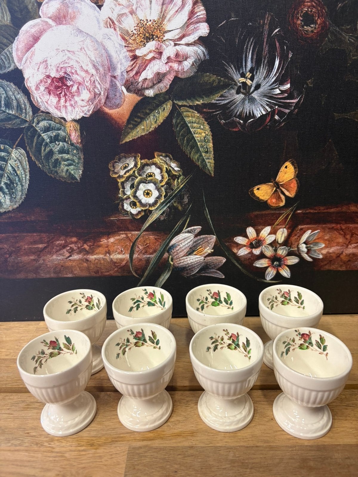 8 eierdopjes van Conway/Wedgwood, Ophalen of Verzenden
