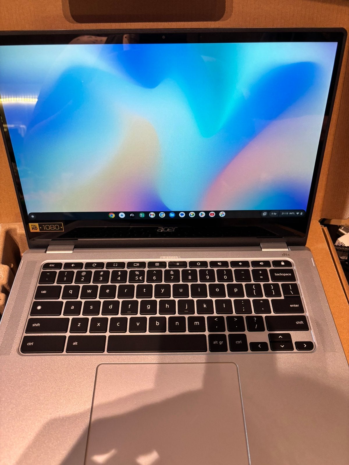 Acer Chromebook, Computers en Software, Chromebooks, Ophalen, 14 inch, 4 GB of minder, Touchscreen