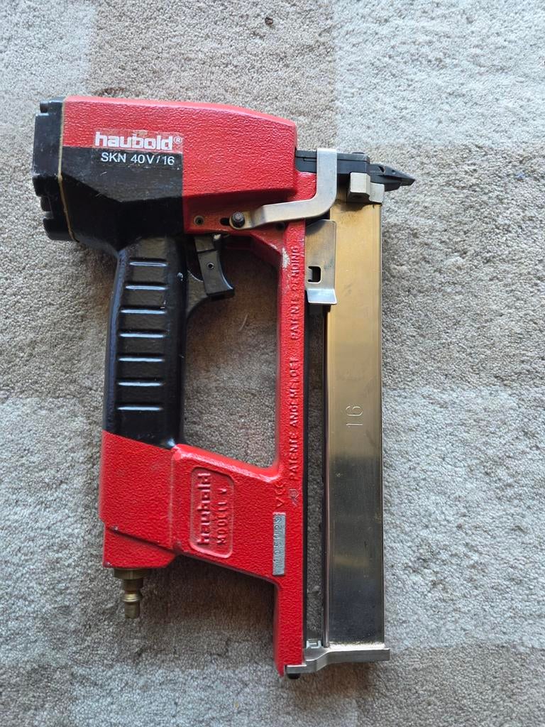 Haubold SKN 40 V/16 tacker / bradspijker, Doe-het-zelf en Verbouw, Gereedschap | Handgereedschap, Gebruikt, Ophalen of Verzenden
